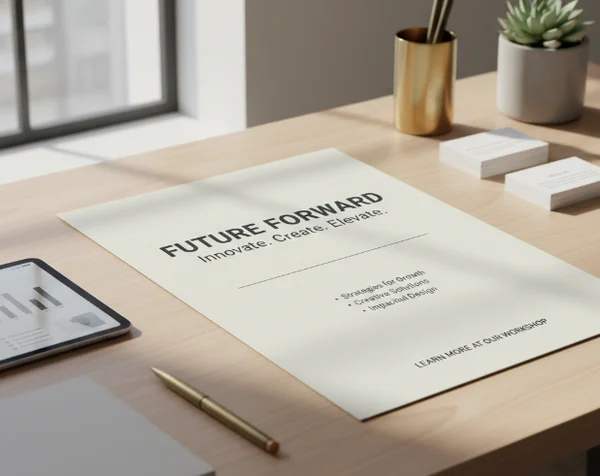 Flyer message hierarchy sketch