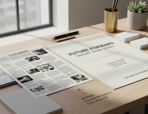 Simplified flyer revision process